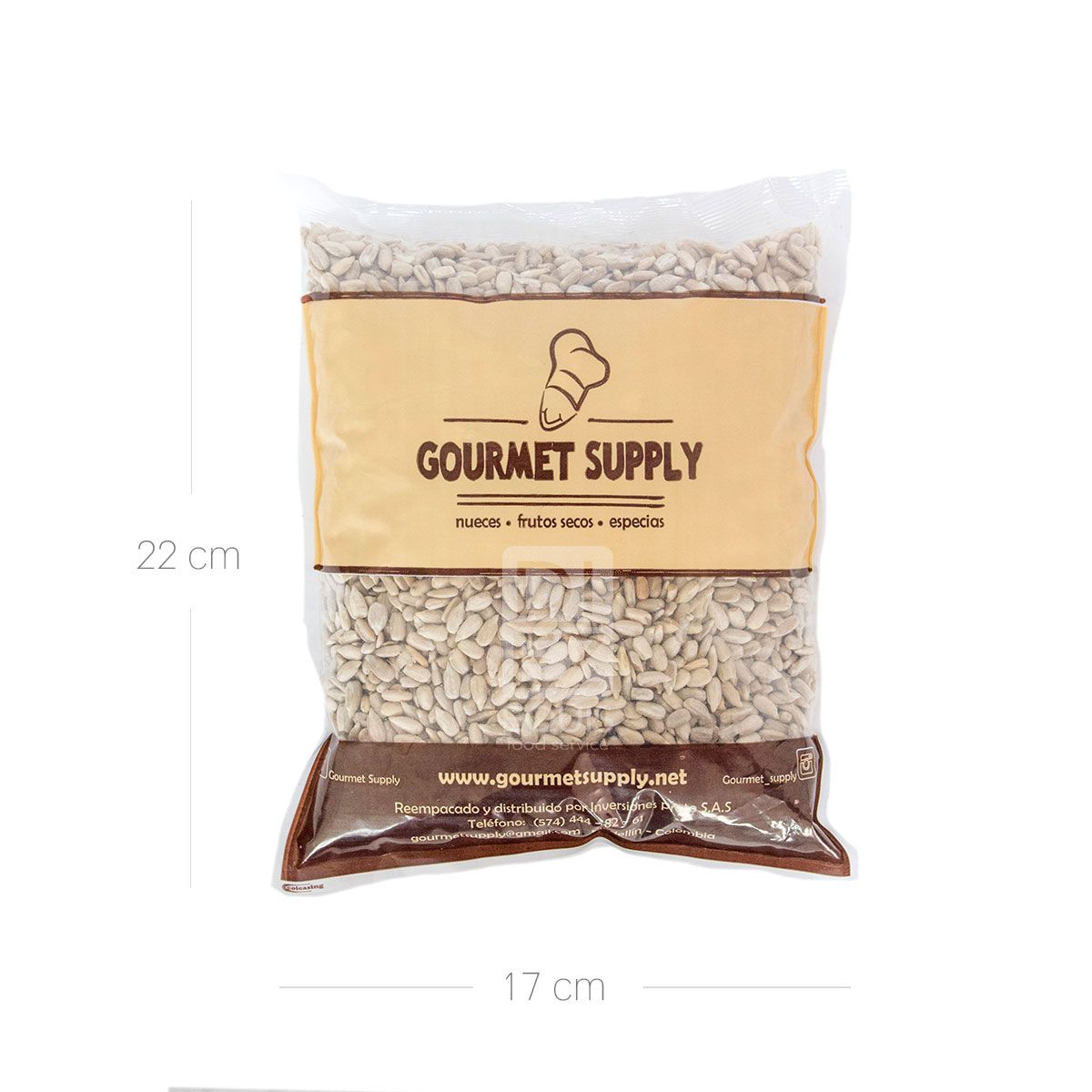 10X Semilla de Girasol Gourmet Supply x 500 Gr Bolsa
