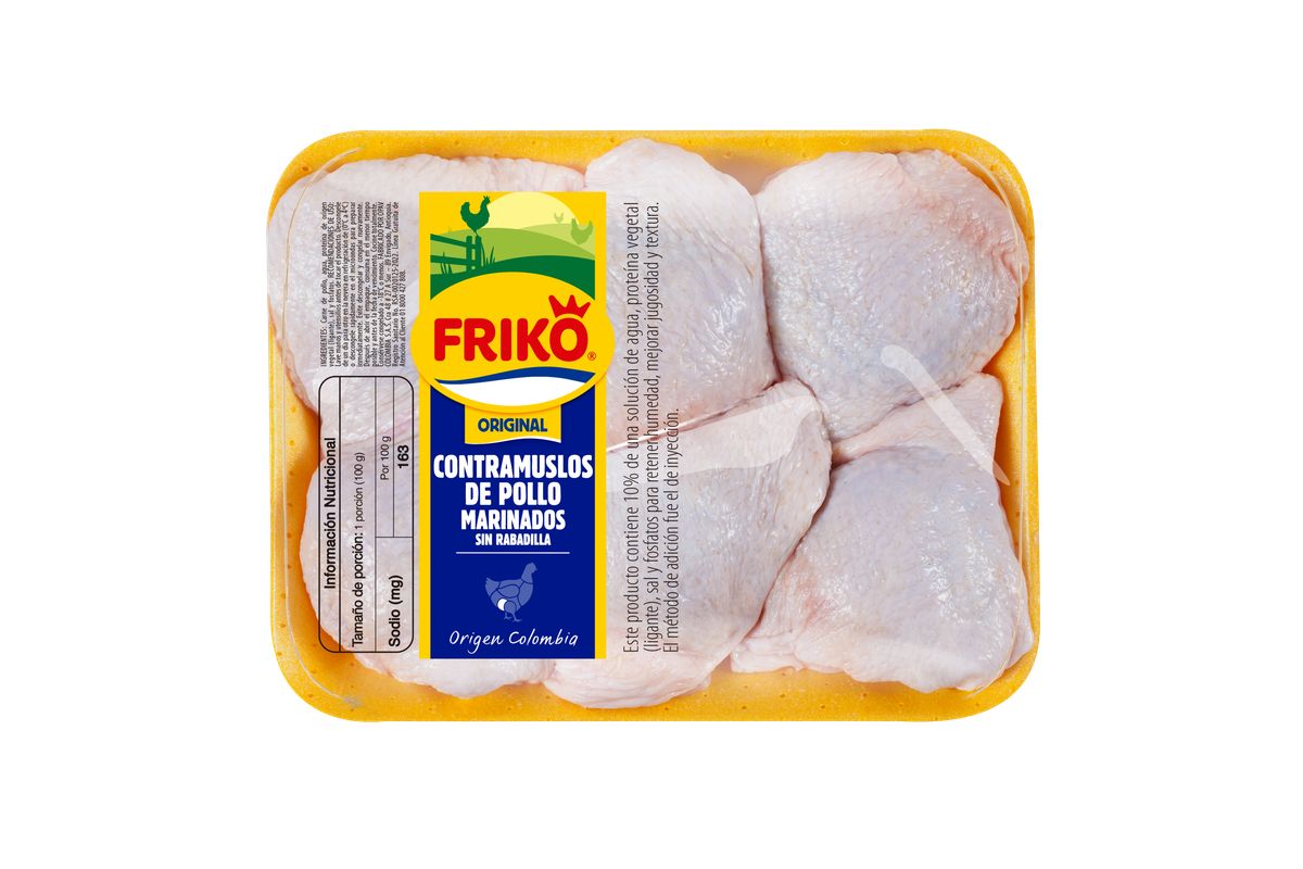 10X Super Contramuslo Friko +/- 700 Gr a 1,4 Kg Bandeja x 6 unds