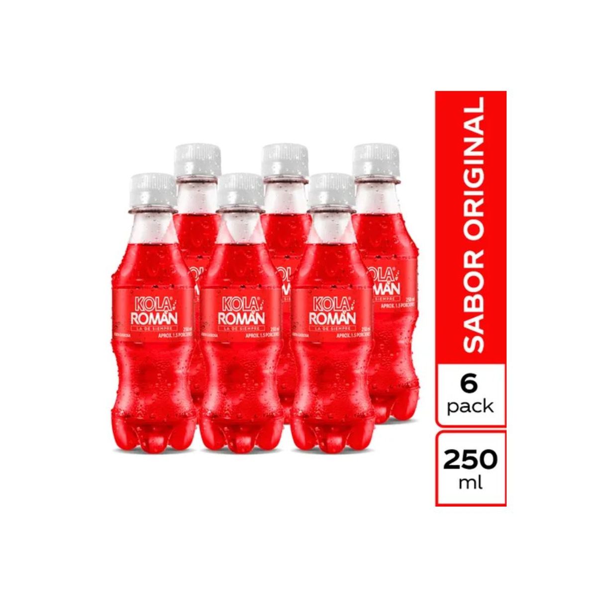 10X Gaseosa Kola Roman x 250Ml Pet x12und