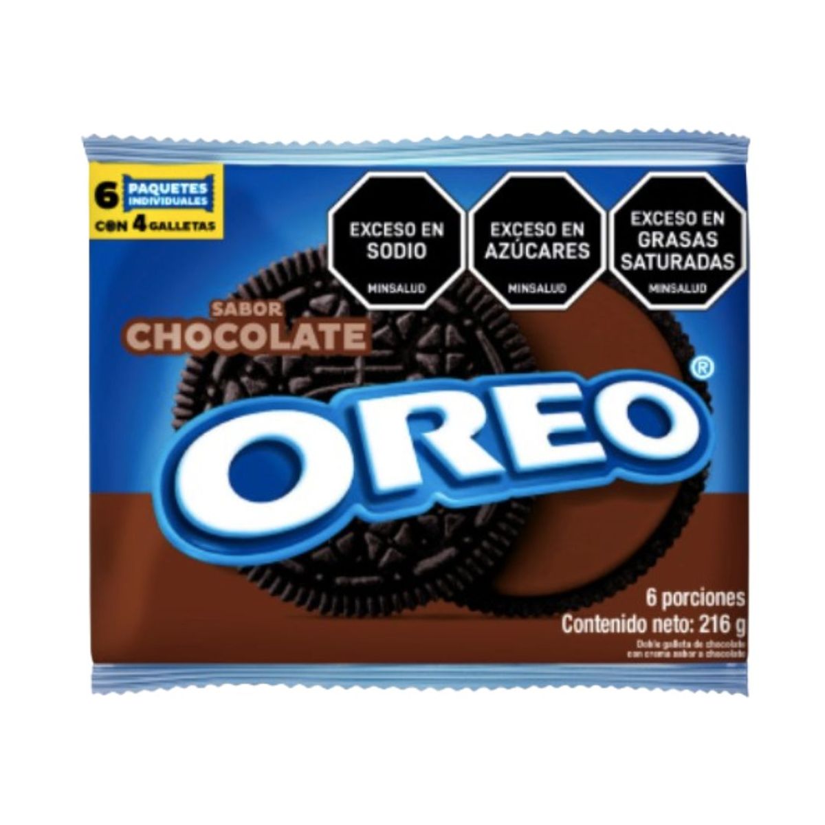 10X Galleta Oreo De Chocolate x 36 Gr x 6 Unds