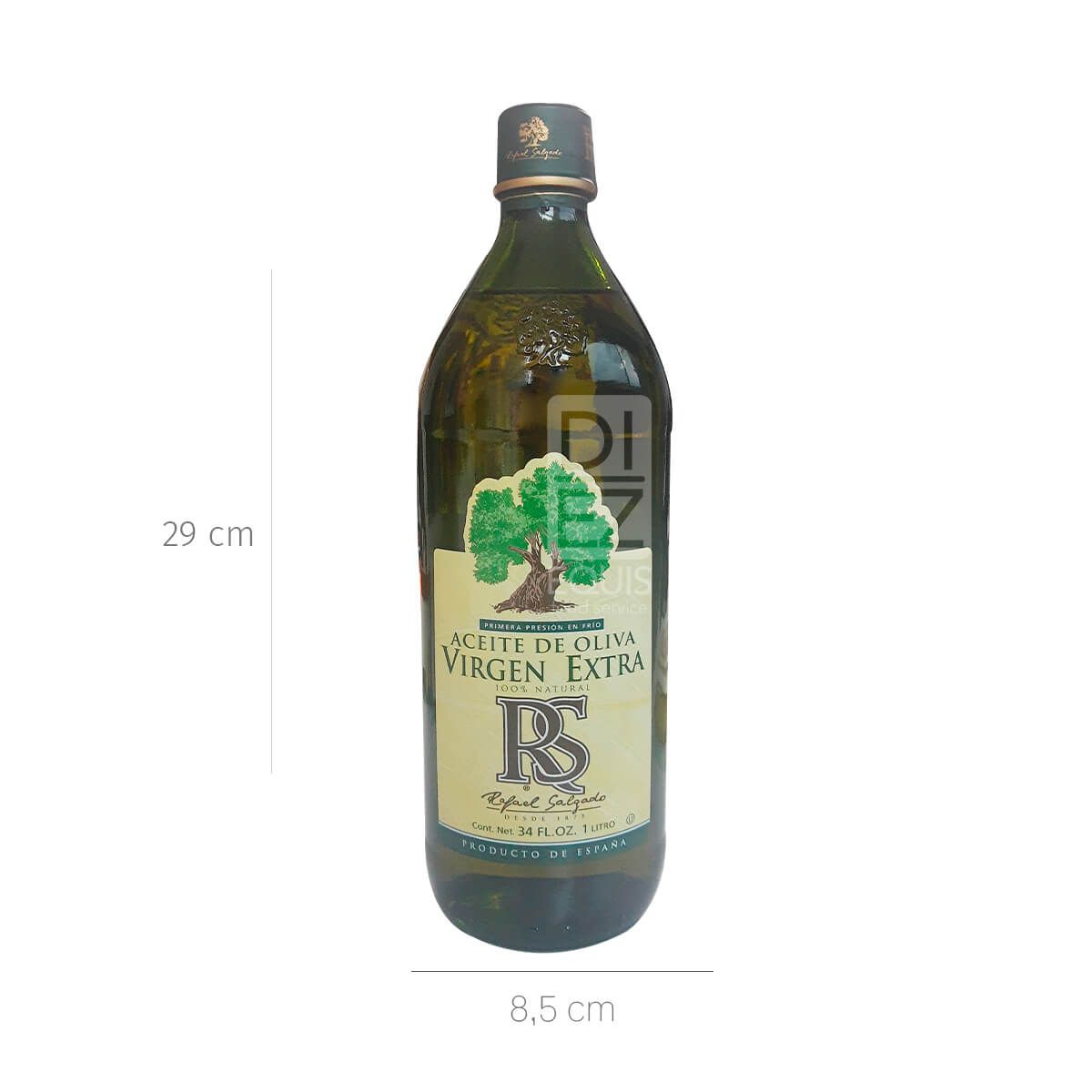 10X Aceite de Oliva Extra Virgen Español Rafael Salgado x 1000 Ml Vidrio