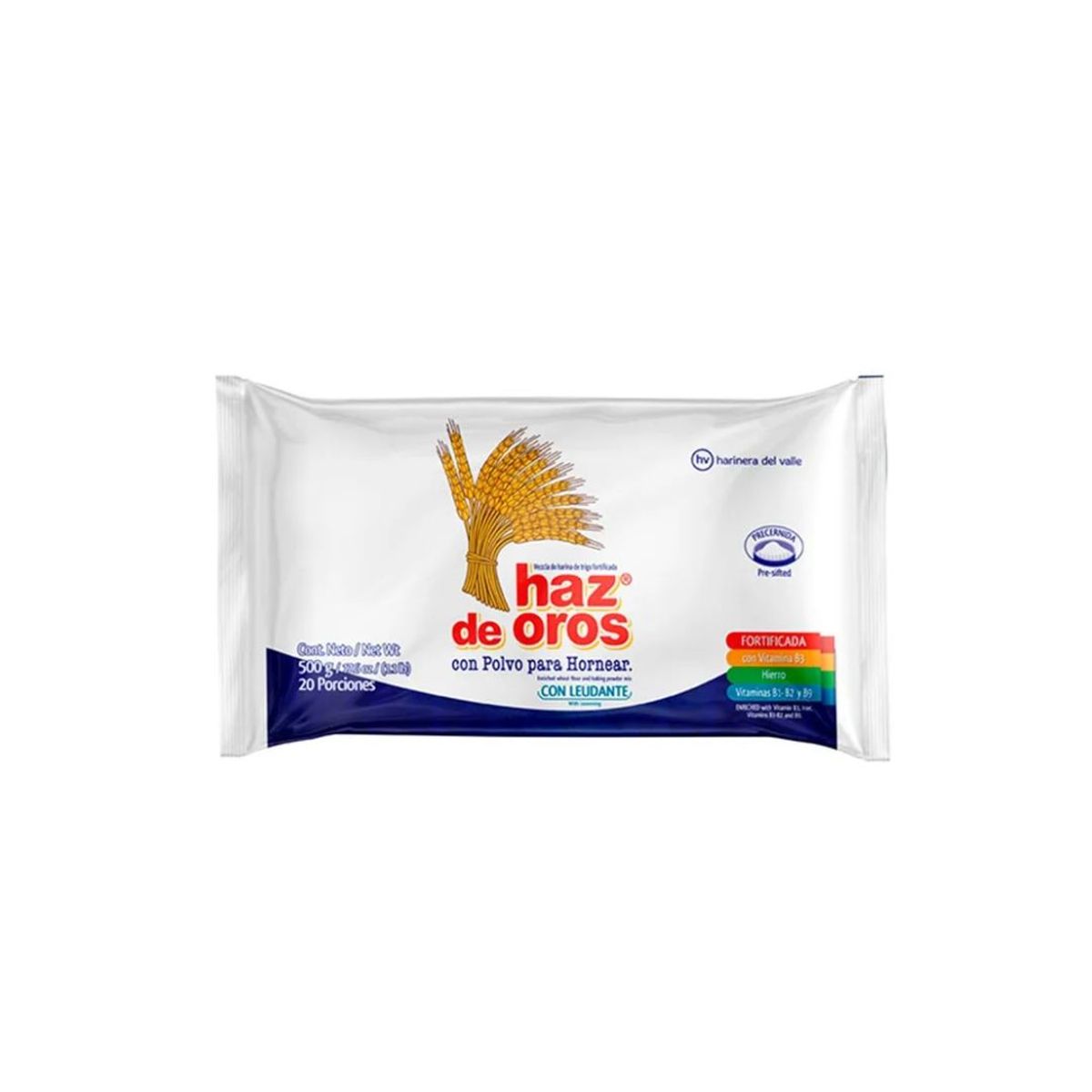 10X Harina de Trigo Para Hornear Haz de Oro Bolsa x 500 Gr