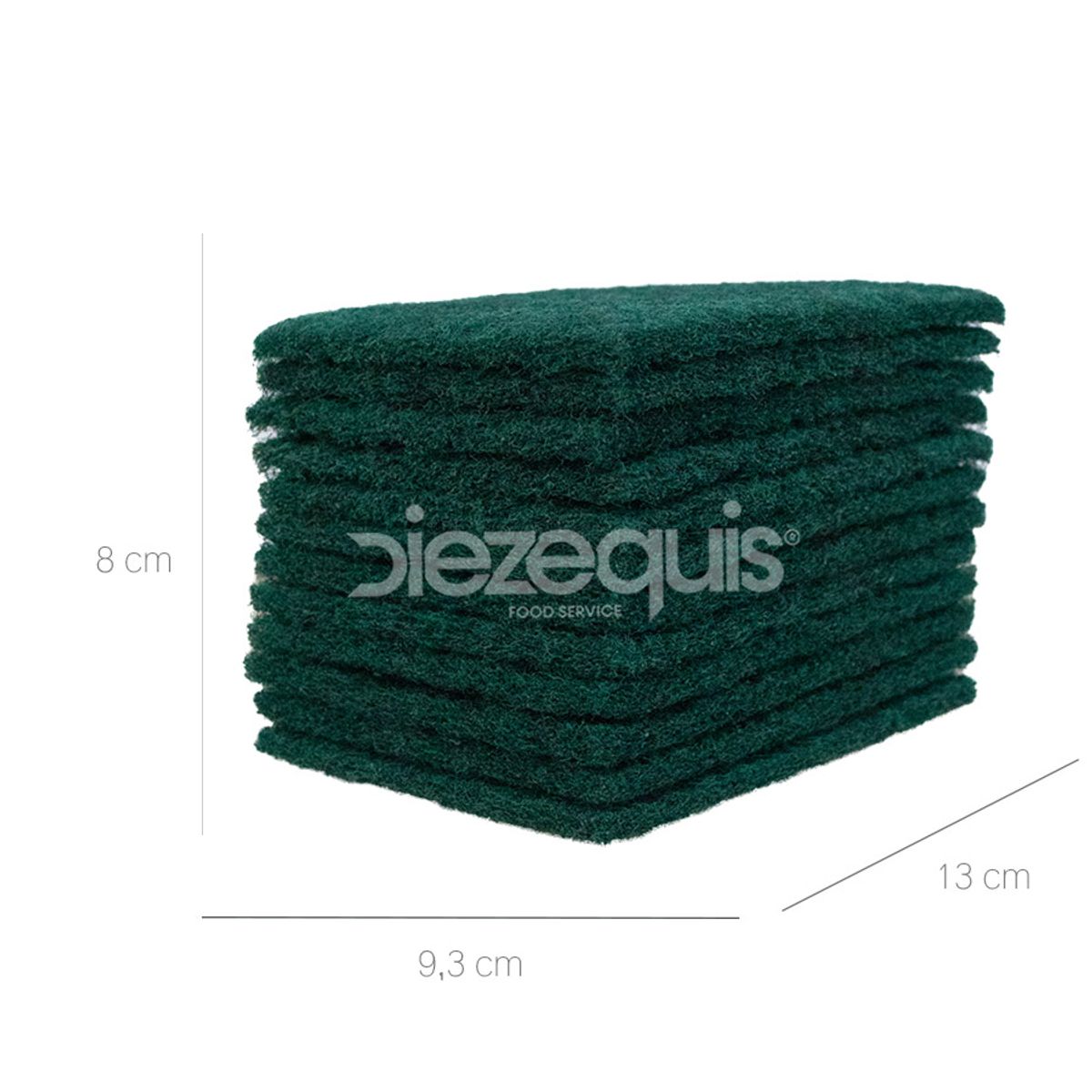 10X Fibra Abrasiva Verde Eterna x 36 Unds