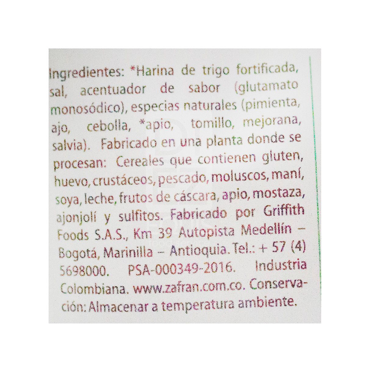 10X Apanado Tipo Broaster Zafrán x 1000 Gr Bolsa