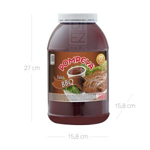 Salsa BBQ Pompeya Galón x 4150 Gr Pet - Unidad
