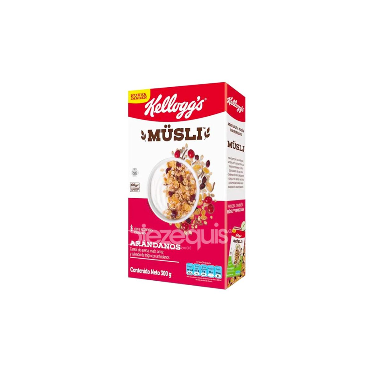10X Cereal Musli De Frutos Rojos x 275 Gramos Caja