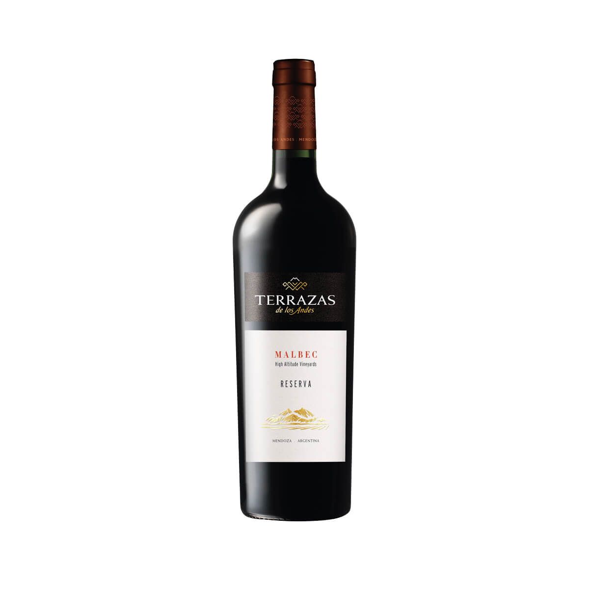 10X Vino Tinto Terrazas Reserva Malbec Argentino x 750 Ml