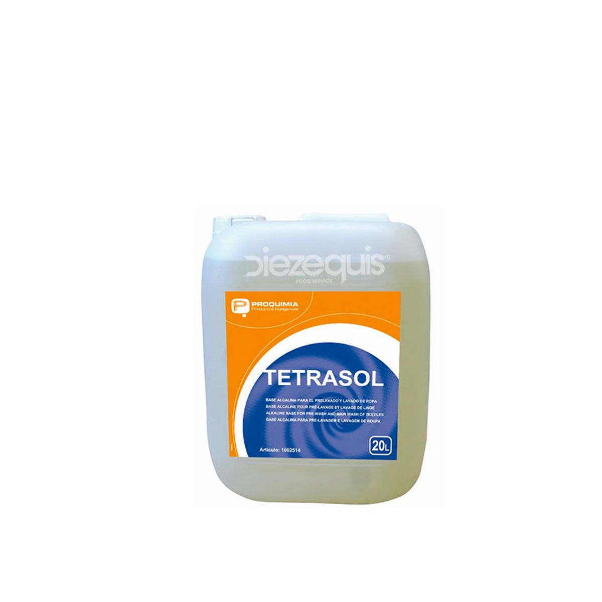 10X Detergente Para Textiles Tetrasol QEH x 20 Litros
