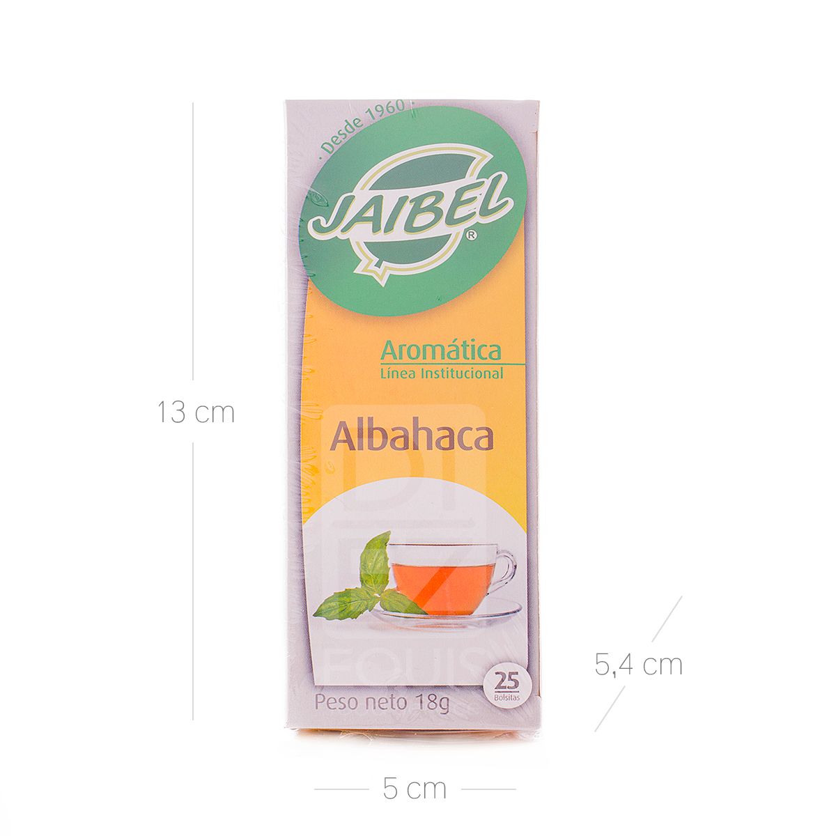 10X Aromática Albahaca Línea Institucional Jaibel x 25 Und