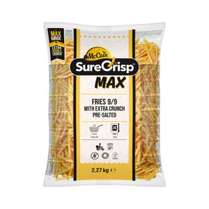Papa Sure Crips MAX McCain 9x9 x 2.27 Kg - Caja - Unidad