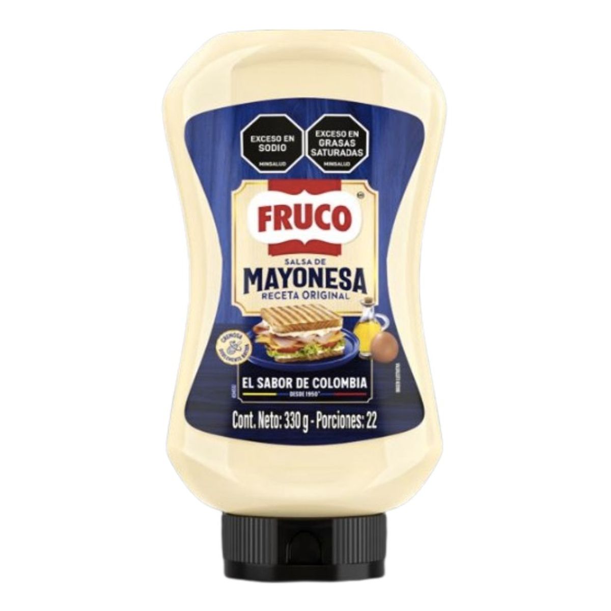 10X Salsa Mayonesa Fruco Squeeze x 330 Gr