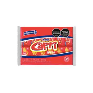Galletas Capri Fresa x 12 Gr x 24 Unds - Paquete