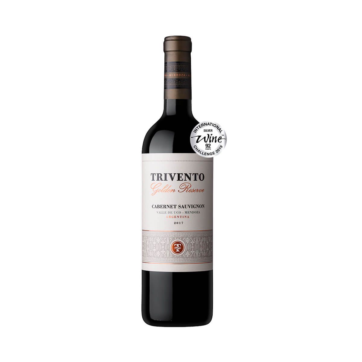 10X Vino Tinto Trivento Golden Reserve Cabernet Sauvignon Argentino x 750 Ml