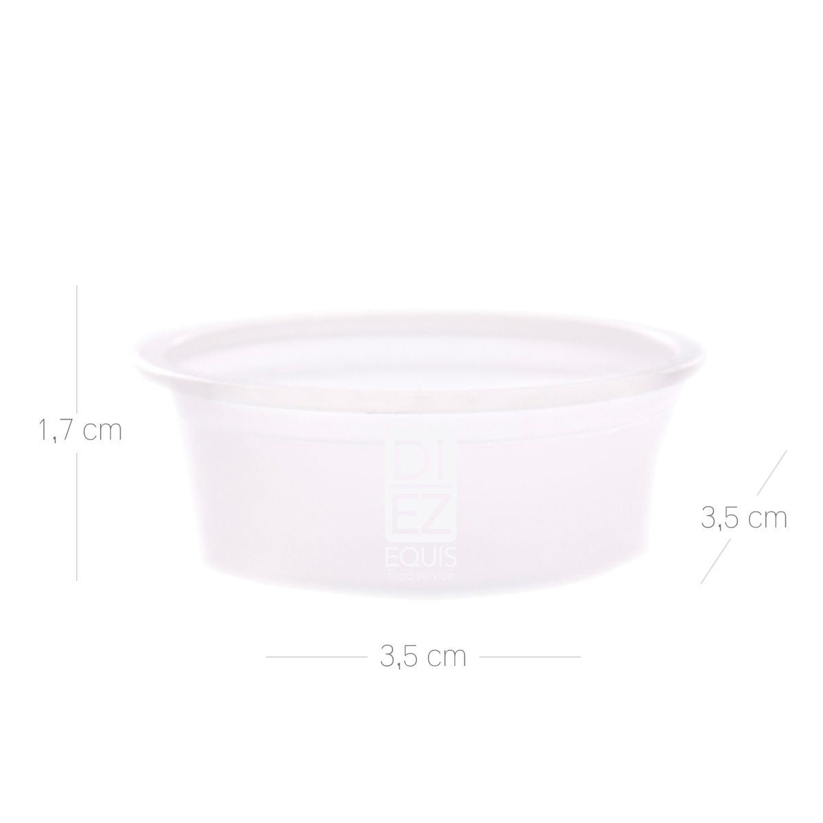 10X Copa Plástica Opal Darnel x 0.5 Oz 100 Und