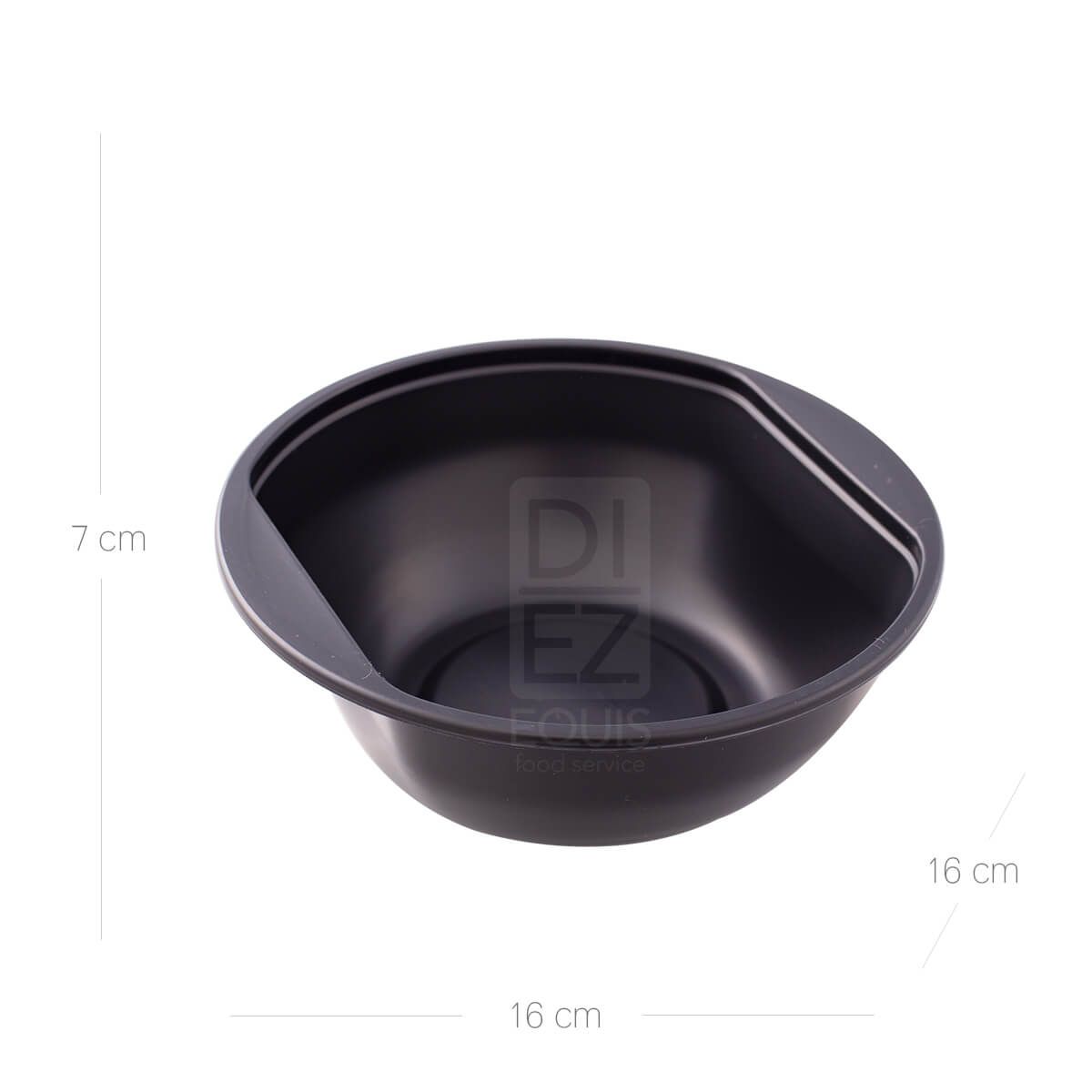 10X Bowl Sopero Negro 16 Oz PPx 200 Und Caja