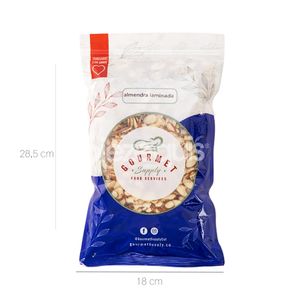 Almendras Tajada Con Piel Gourmet Supply x 454 Gr - Bolsa
