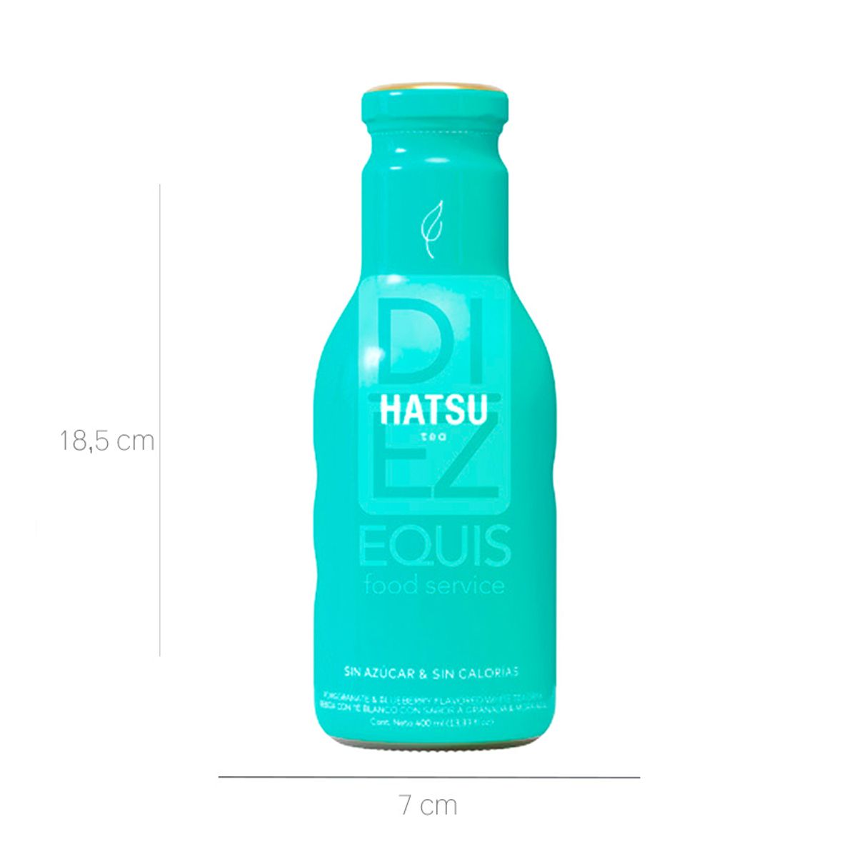 10X Té Hatsu Azul x 6 Und x 400 Ml Botella