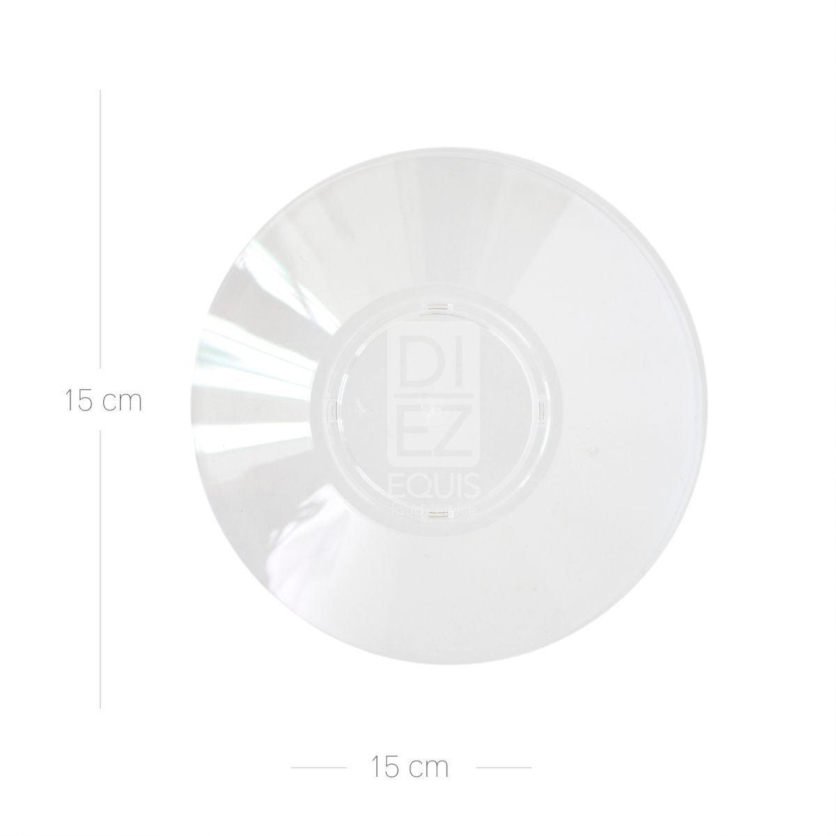 10X Tapa Para Domo 12 Oz Envases Puros Transparente x 50 Und