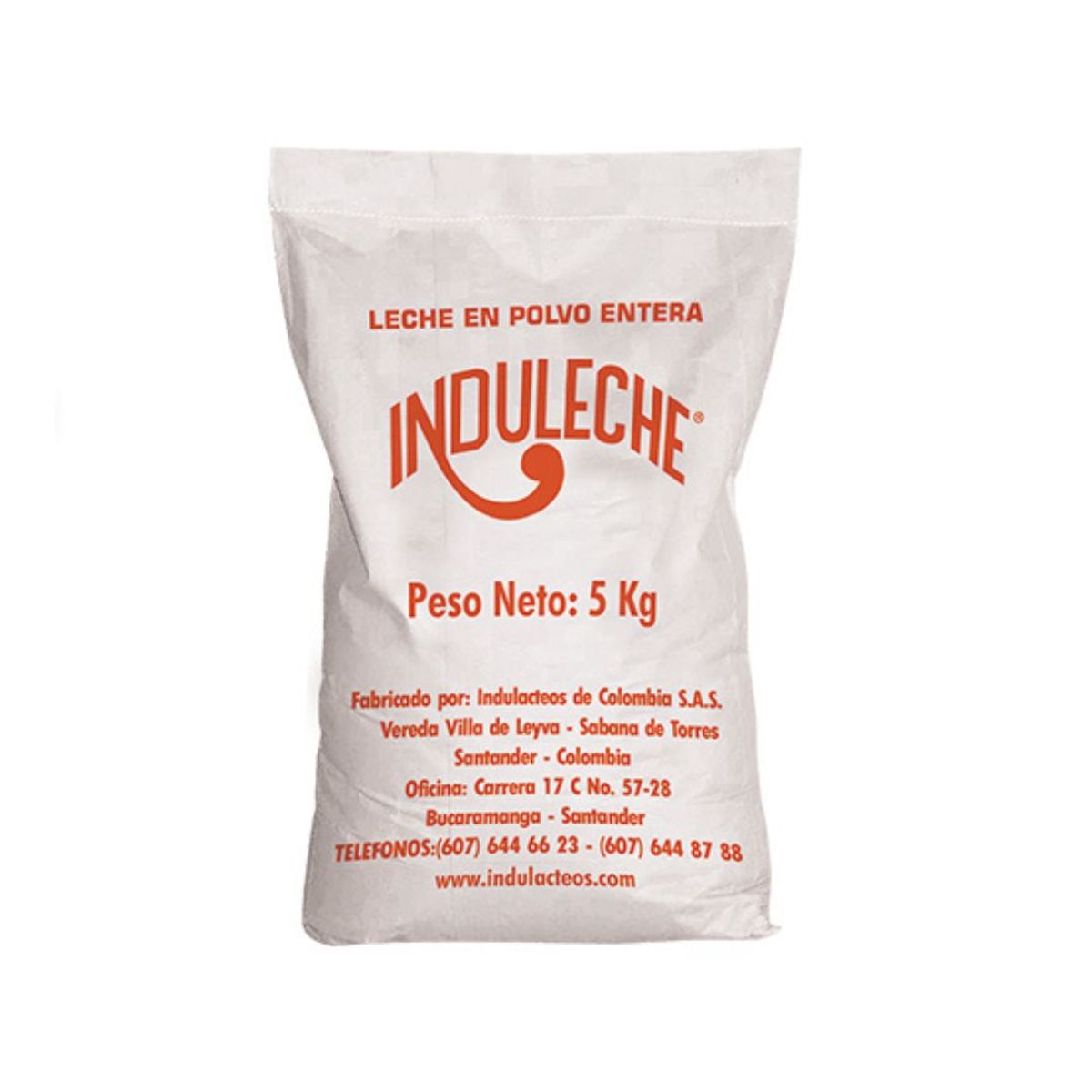10X Leche en Polvo Induleche Entera x 5 Kg Bulto