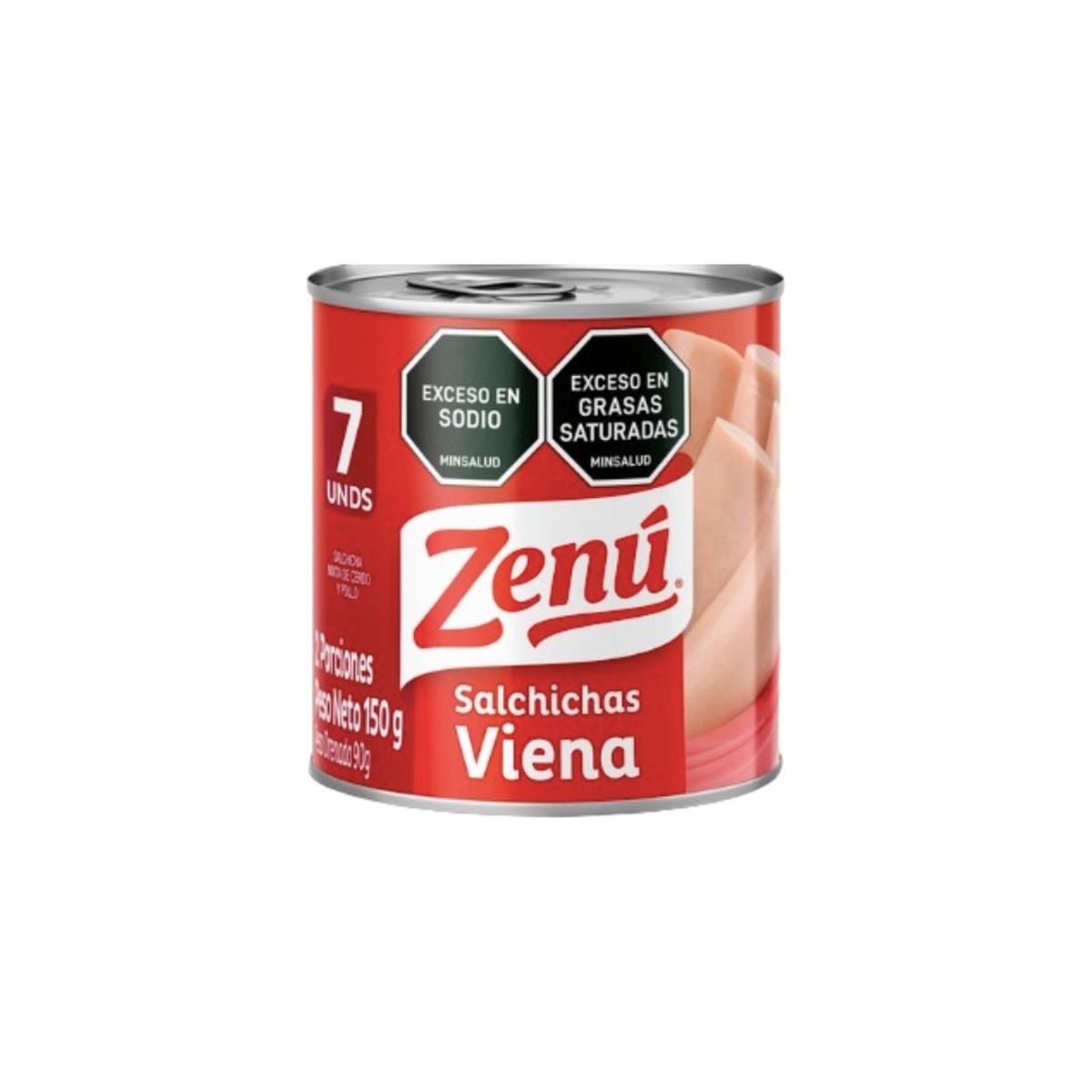 10X Salchicha Viena Zenu x 150 Gr
