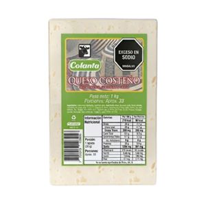 Queso Costeño Colanta Bloque x 1000 Gr - Kilogramo
