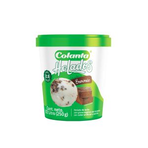 Helado Colanta De Brownie x 500 Ml Neto 250 Gr - Unidad