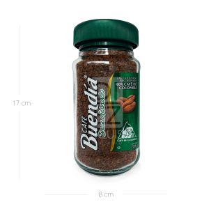 Café BuenDía Liofilizado Descafeinado x 170 Gr Vidrio - Unidad