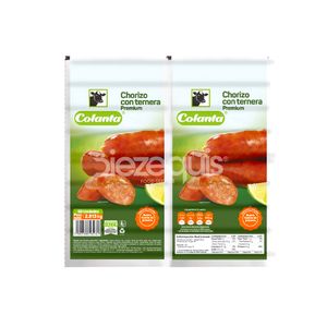 Chorizo Ternera Colanta x 50 Und Paquete - Paquete