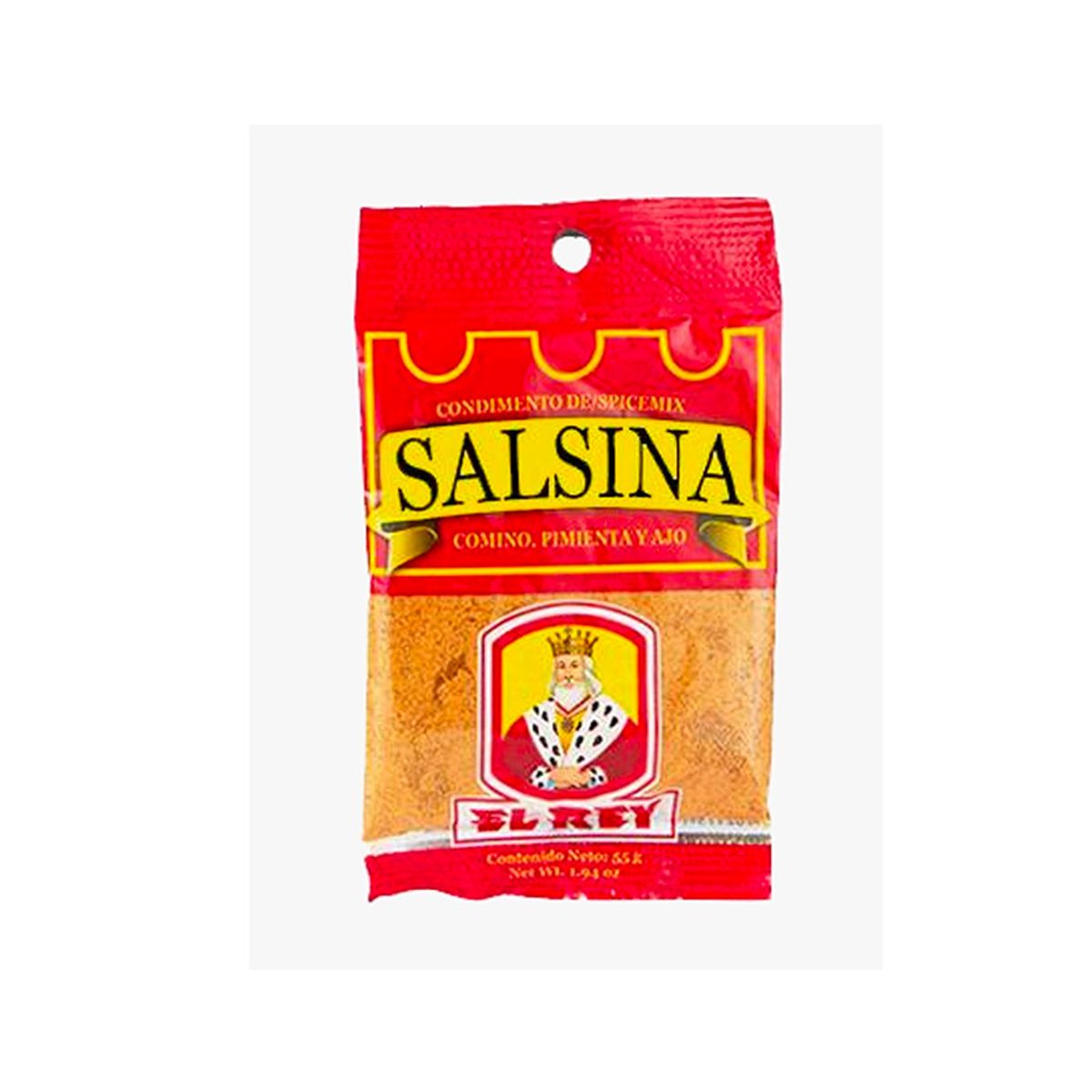 10X Salsina El Rey x 55 Gr x 108 Unidades