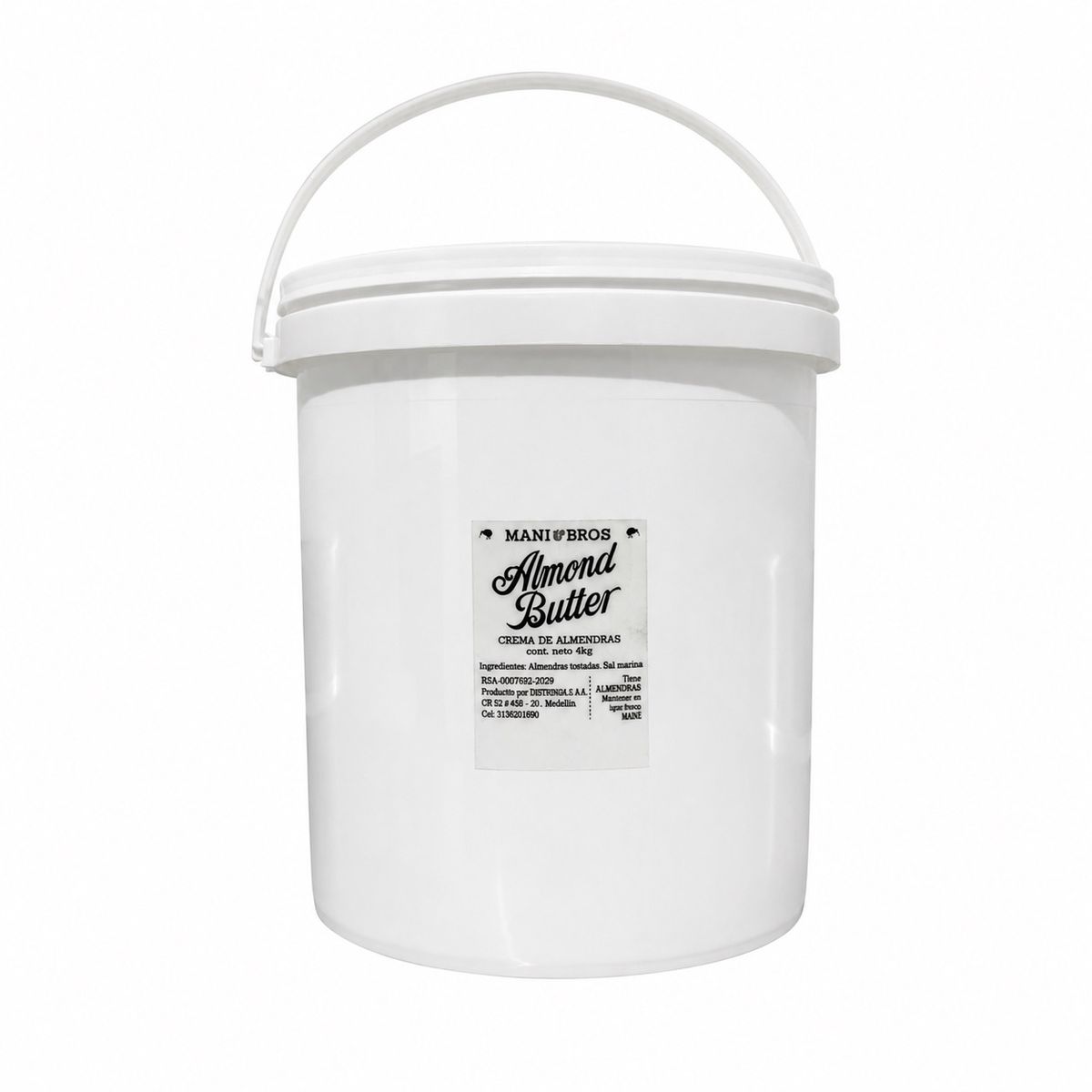 10X Crema de Almendras Textura Suave Mani Bros x 4 Kg
