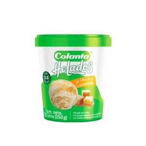 Helado Colanta Veteado Caramelo x 500 Ml Neto 250 Gr - Unidad