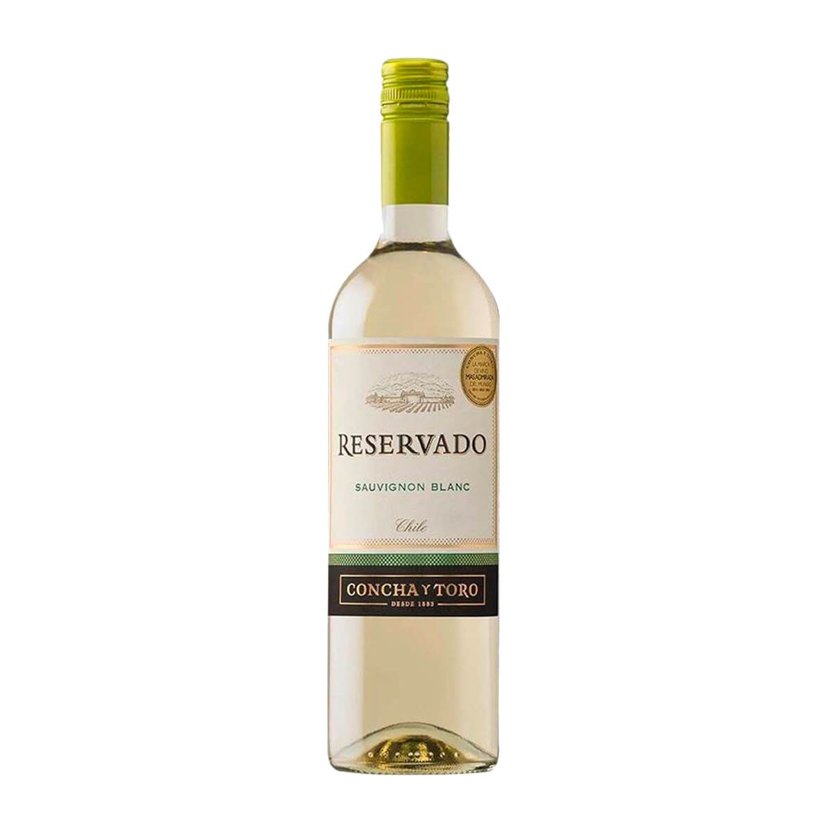 10X Vino Blanco Sauvignon Reservado Concha y Toro x 750 Ml