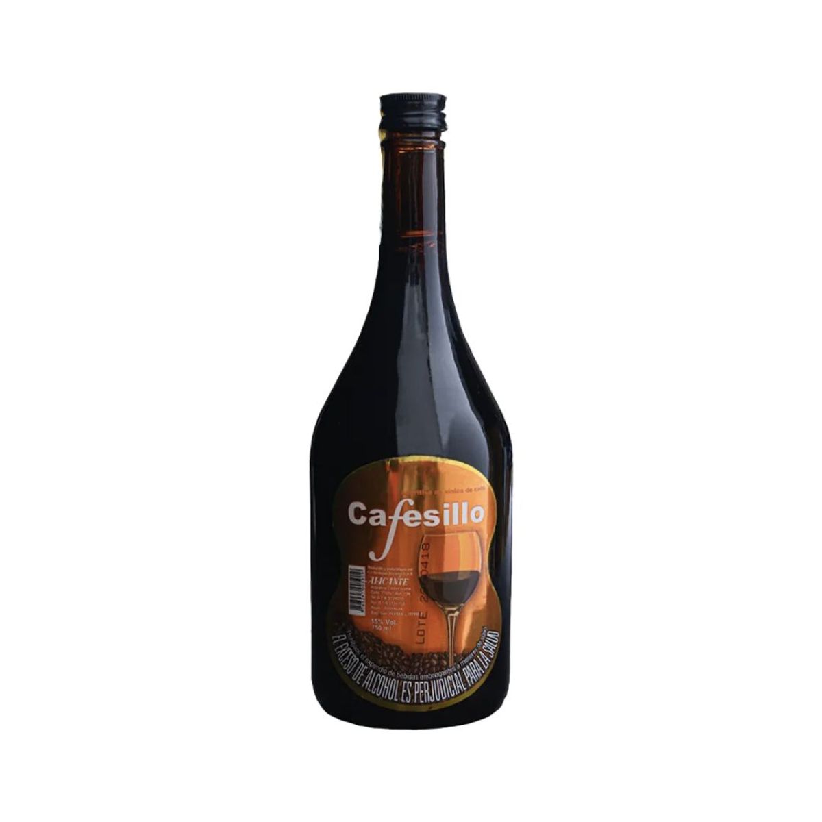 10X Bebida Cóctel de Café Cafesillo x 750 Ml Botella 15% Grado