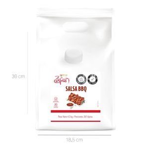 Salsa BBQ Zafrán Premium x 4300 Gr Bolsa Master Bag - Bolsa