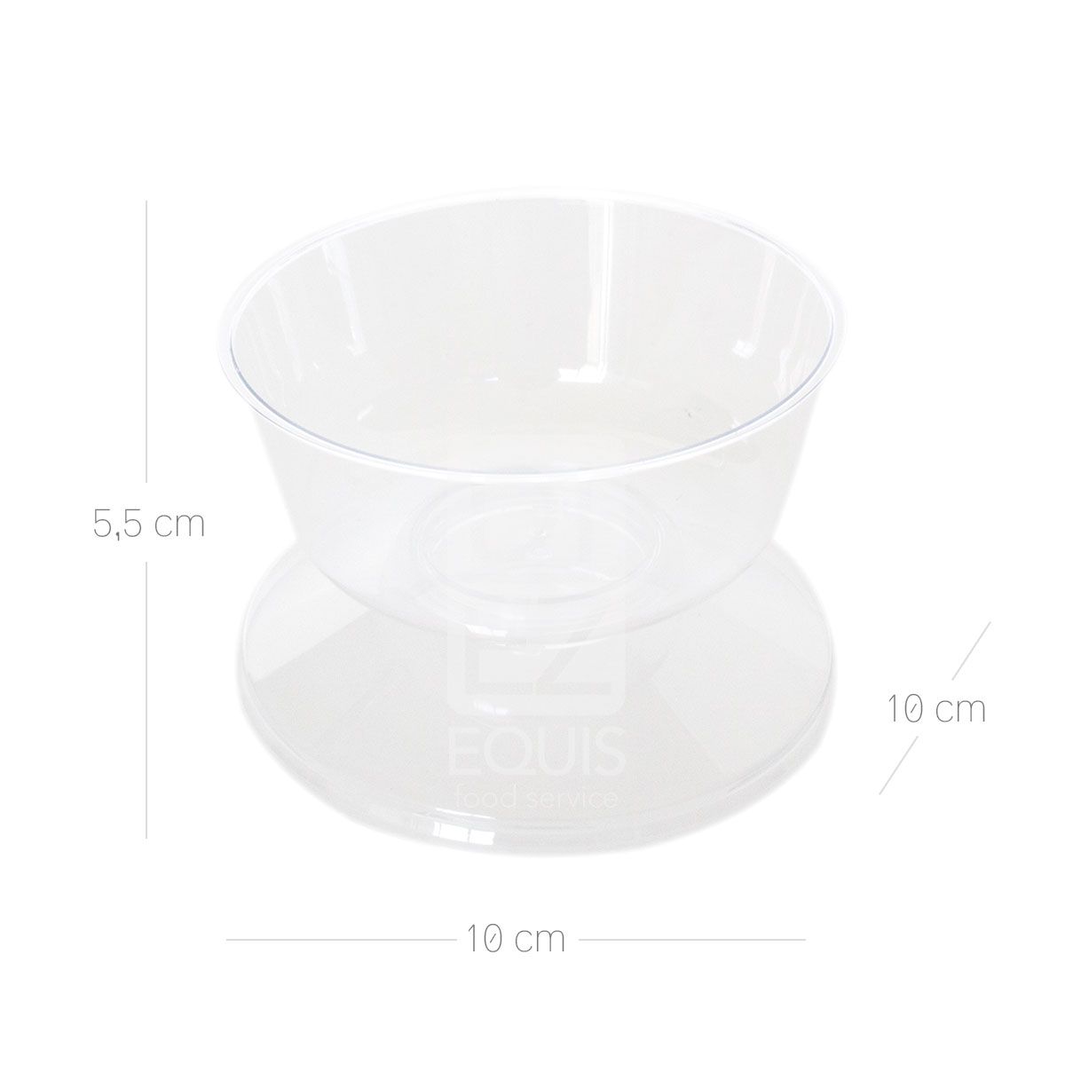 10X Copa Veneciana Cristal Darnel x 8 Oz con Tapa x 20 Und