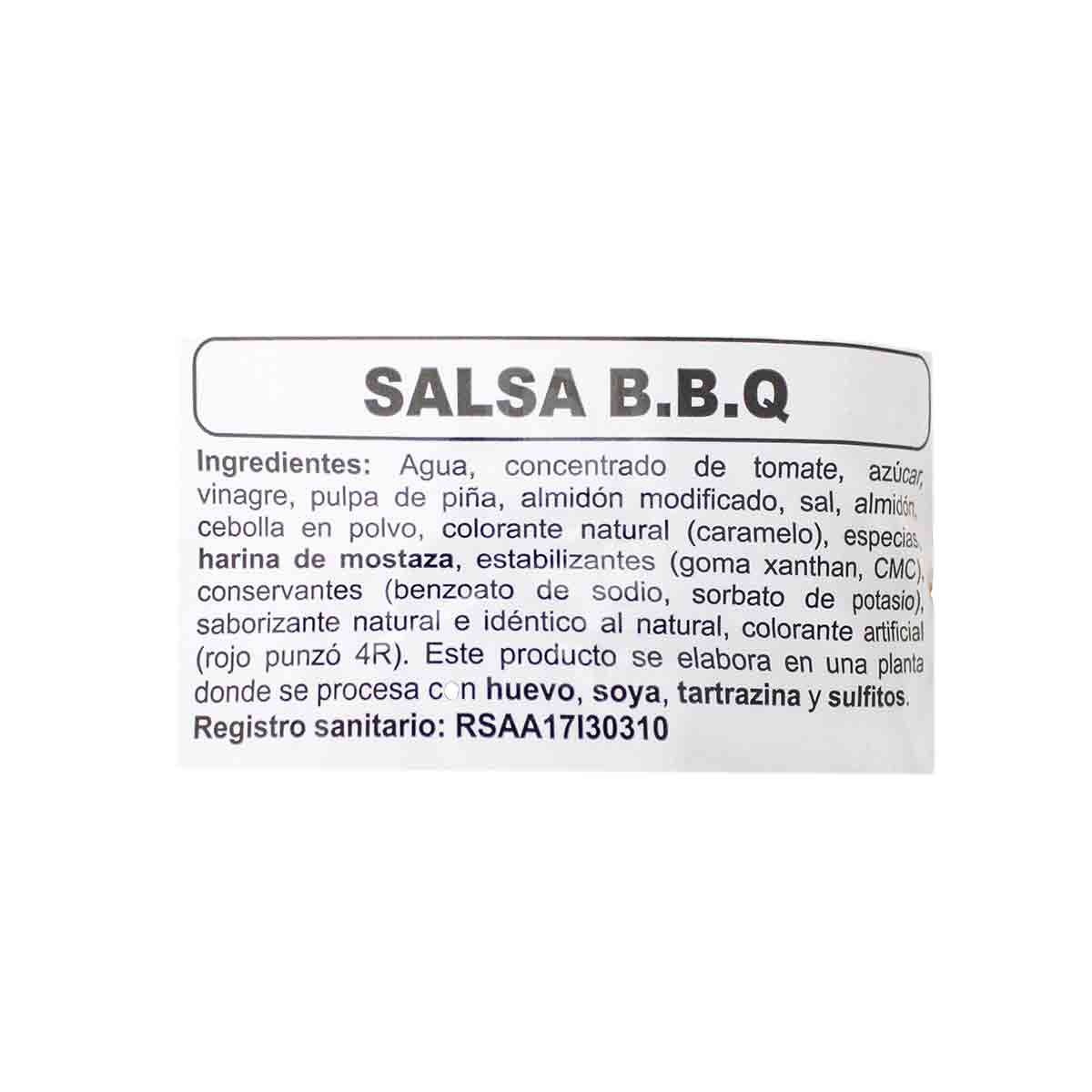 10X Salsa BBQ Pompeya x 4000 Gr Bolsa