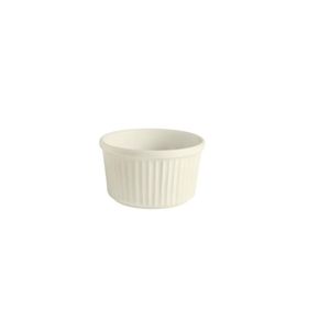 Salsera Estriada De Porcelana 190 CC Corona Actualite Blanco x 1 Und - Unidad