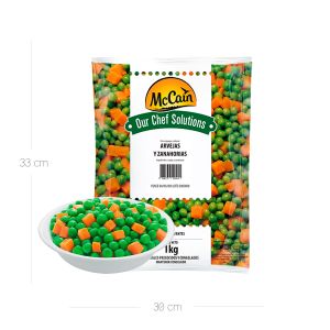 Vegetal Arveja y Zanahoria McCain Bolsa x 2 Kg - Bolsa