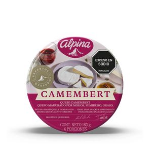 Queso Alpina Camembert x 180 Gr Bloque - Unidad