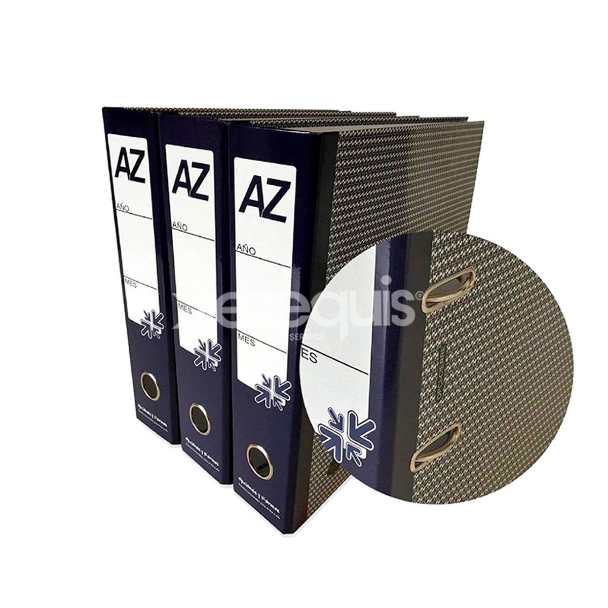 10X Carpeta AZ Plastificada Taydem Tamaño Carta