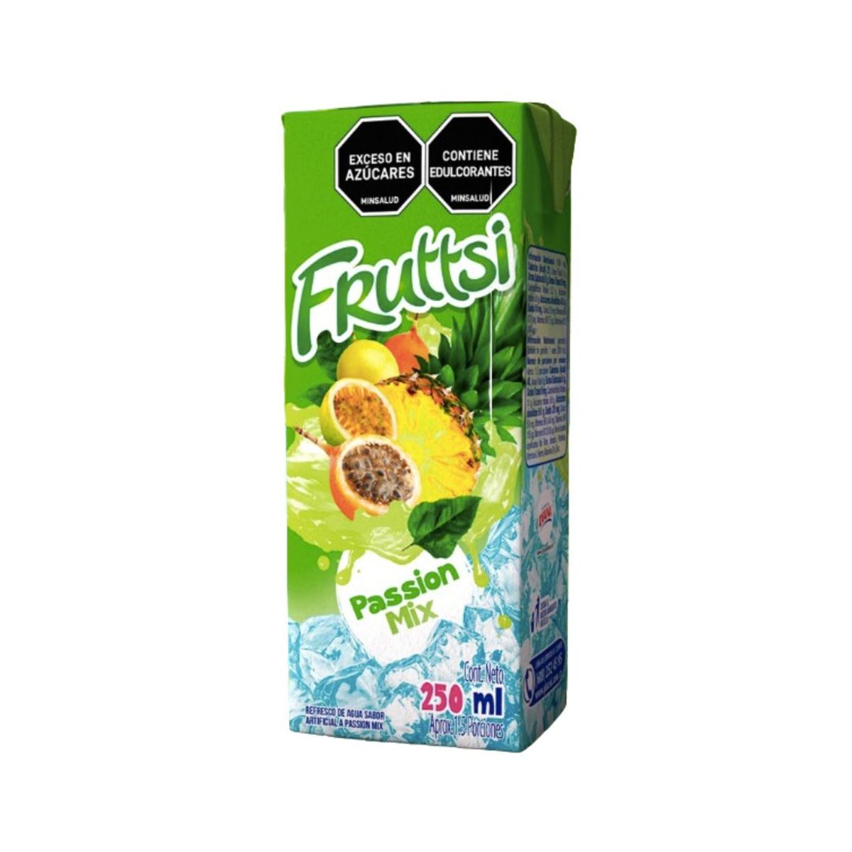 10X Jugo Passion Mix Fruttsi x 250 ml x 12 Unidades Tetrapack