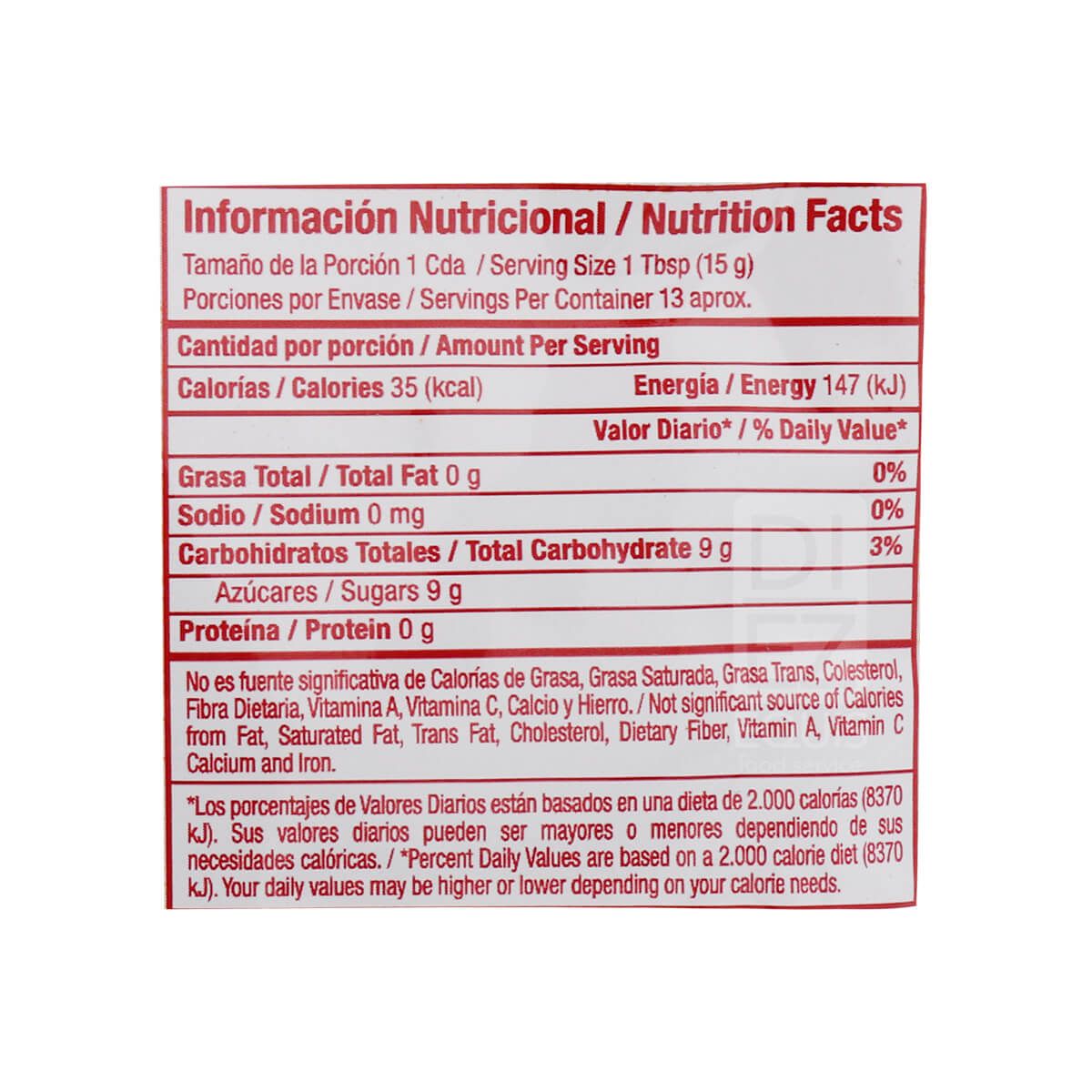 10X Mermelada Fresa La Constancia x 200 Gr Bolsa