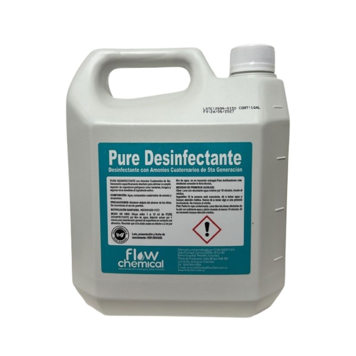 10X Desinfectante Pure 5ta Generación x 4000 Ml