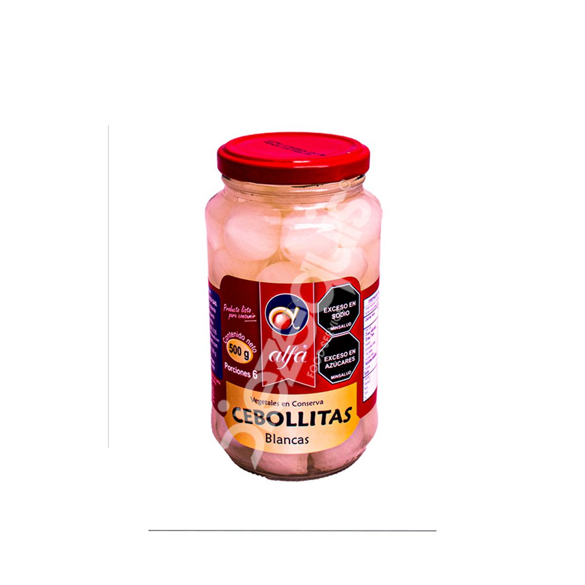 10X Cebollita Blanca Alfa Frasco x 500 Gr