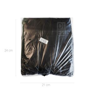 Bolsa Basura Negra 46 x 46 Cm  x 100 Und Rollo - Paquete