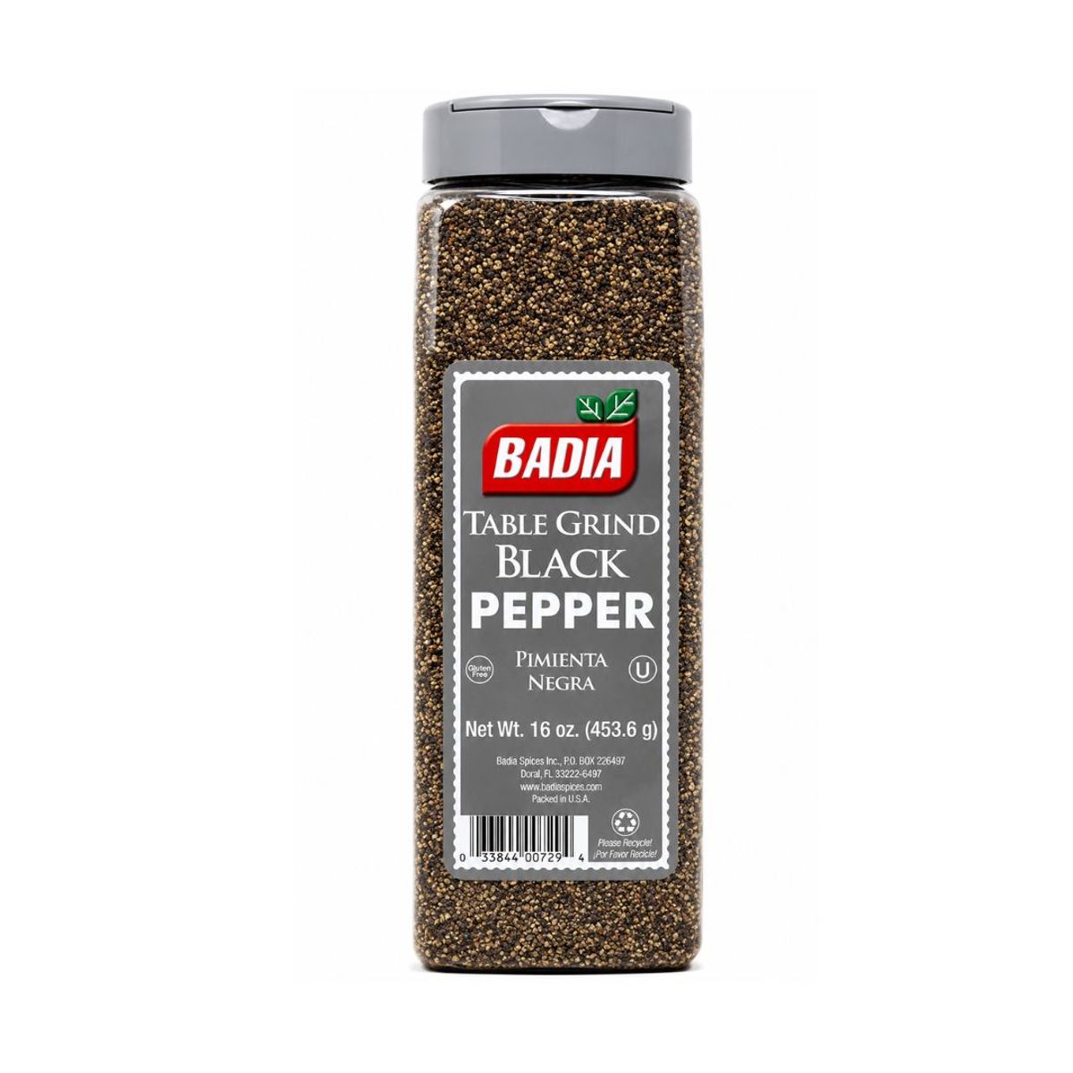10X Pimienta Negra Molida Badia x 453 Gr Pet