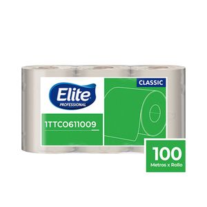 Toalla Mano Rollo DH Natural Elite 611009 x 100 Mts x 3 Rollos Paquete - Paquete