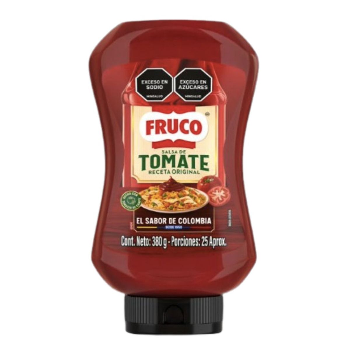 10X Salsa Tomate Fruco Squeeze x 380 Gr