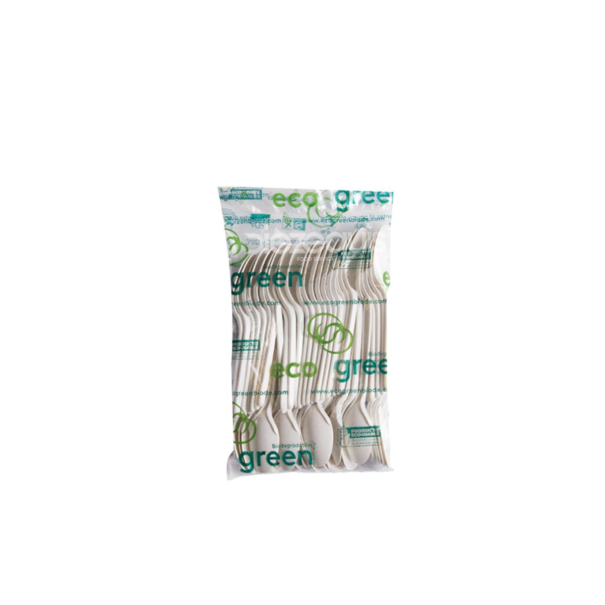 10X Cuchara Mini De 11,5 Cm Ecogreen x 50 Unidades Paquete