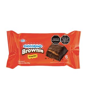 Chocoramo Brownie Arequipe 65 Gr x 6 und Caja x 8 Paquetes - Caja
